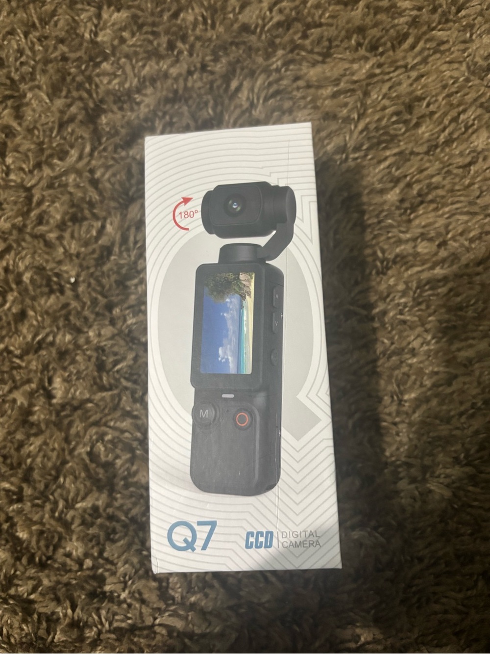 Q7 Handheld Gimbal Digital Camera in Black